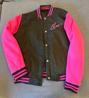 Official Elvis Presley 1950s Portrait Reversible Varsity Bomber Jacket